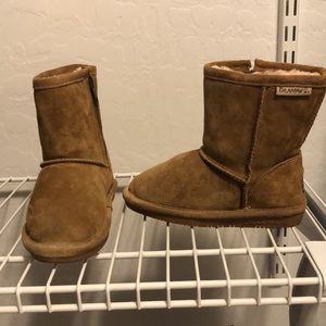 Cognac toddler BearPaw saude boots for toddler girls size 10